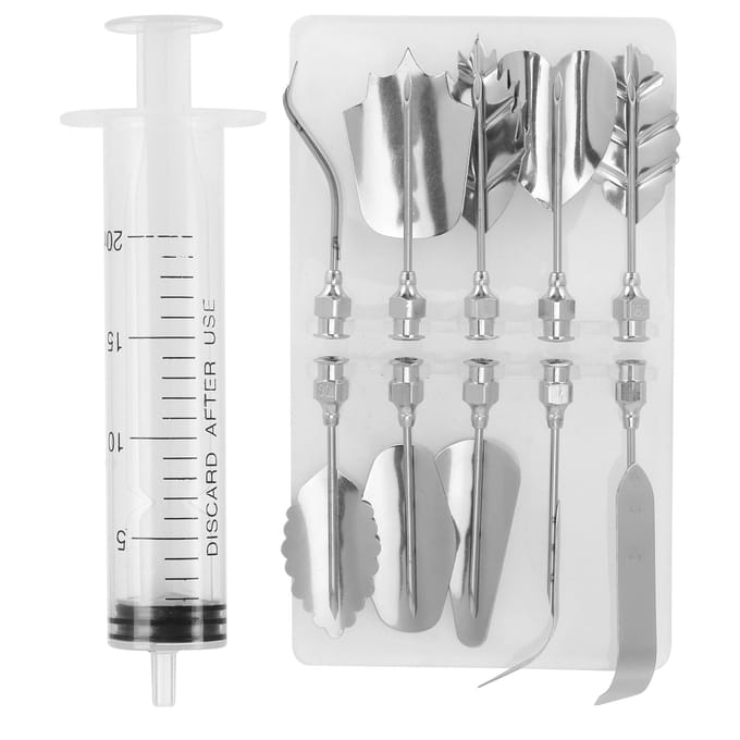 Cake Spuitmondjes Vorm Pudding Cake Decoreren Icing Spuitzak Room Spuit Tool Set white