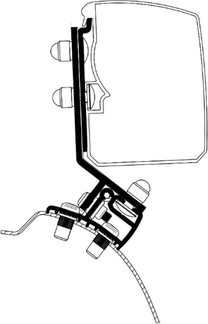 Thule Omnistor 3200 zonneluifeladapter PSA Minivan Fixed LHD