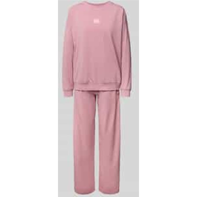 Relaxed fit pyjama van katoenmix in een set, model 'NITE_LONG'