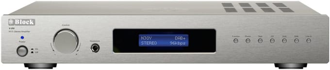 BLOCK V-250, 0,1 procent, 80 dB, 40 W, 30 W, 20 - 50000 Hz, 430 mm