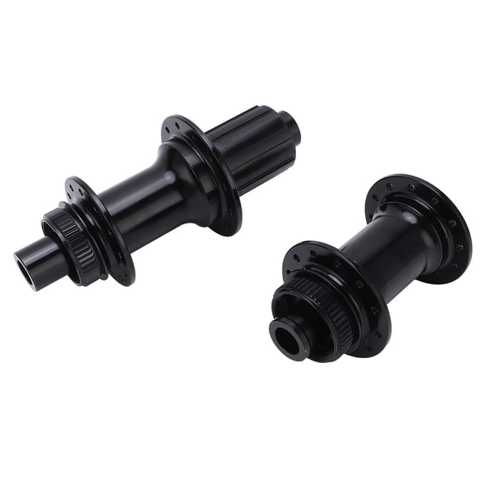 Racefiets Naaf 24 Gaats Remwiel Naaf 3 Palen Freehub Systeem Aluminiumlegering voor Centerlock Schijfrem black