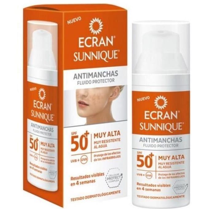 ECRAN - Ecran Sunnique Antimanchas Facial Spf50 + 50 ml de crème