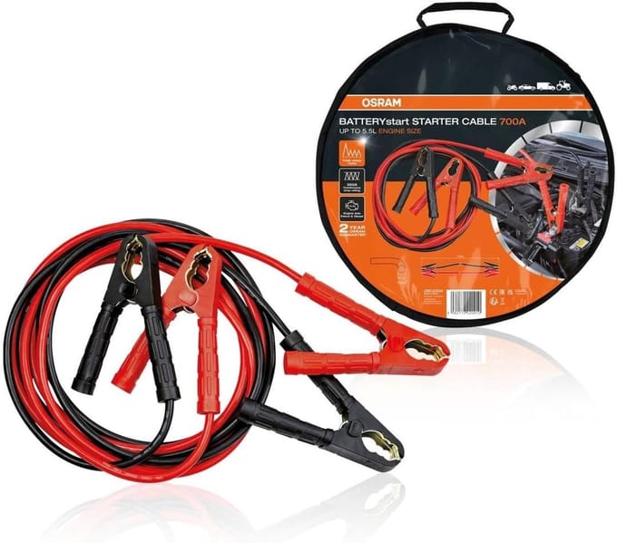 Startkabels Auto - Accukabels Startbooster - Motor Starten - 700A Piekstroom - 35 meter - Standard