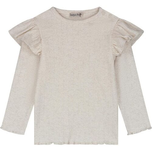 Sweet Petit peuter shirt Meave Soft Ecru Melange 104 dames