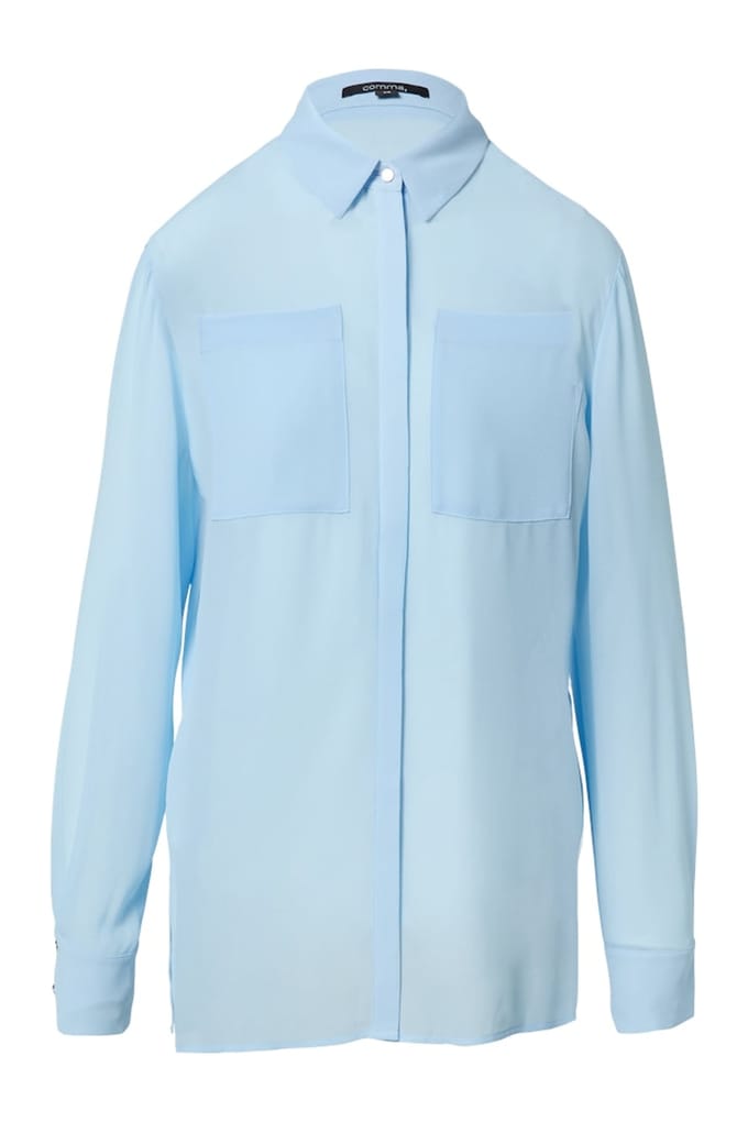 Blouse met lange mouwen en knoopsluiting dames COMMA