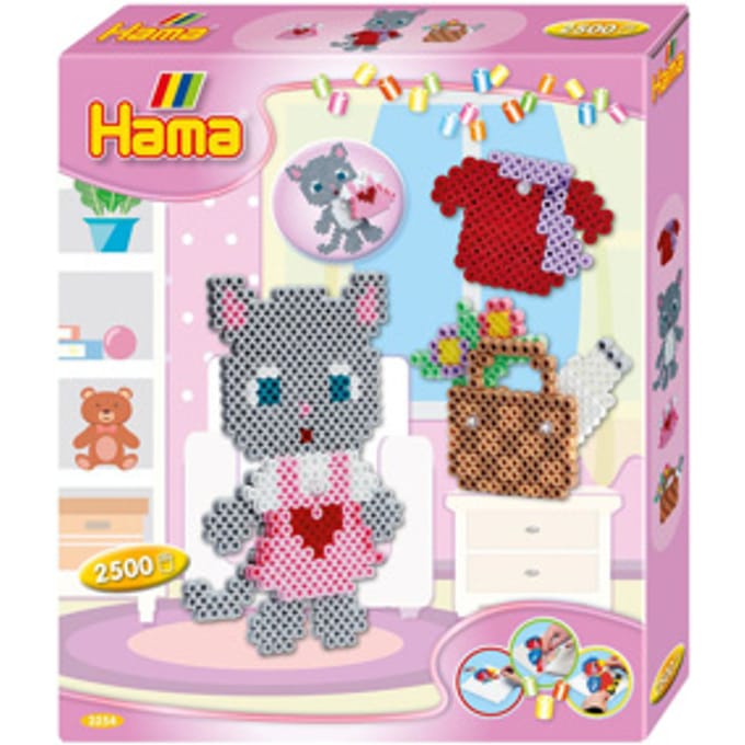 Hama Strijkkralen Kattenverkleedset Cadeaubox – 2.500 kralen