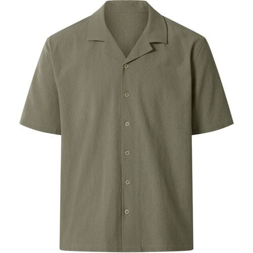 esmara Men Heren overhemd (Kaki, S (37/38))
