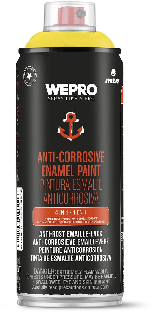 Spuitbus Anti-Roest Ral 1021 Geel MTN WEPRO 400ml