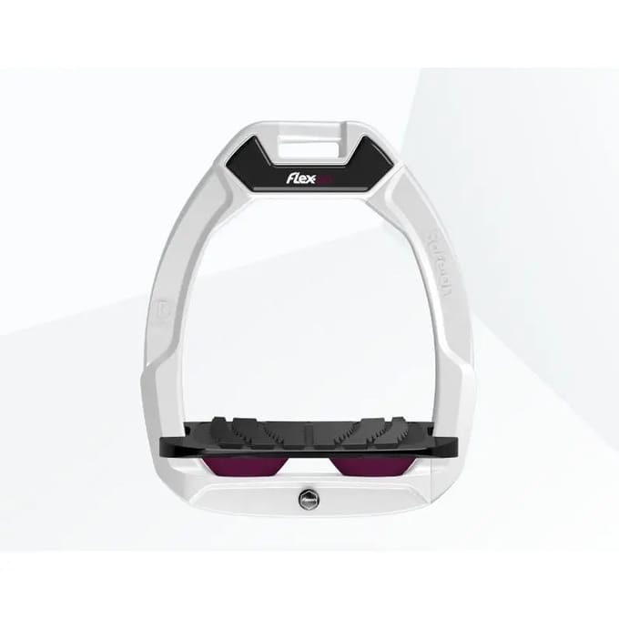 Veiligheidseispriemen Ruitersport Hellend Grip Wit/Zwart/Prune Flex-On Safe-On