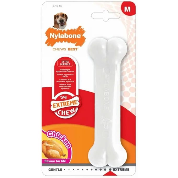 Hondenspeelgoed Nylabone Extreme Chew - Chicken M