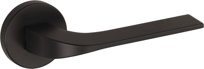 Gamet Vidaro - Basic Line Deurkruk - Zwarte Super Mat - Ronde Rozet