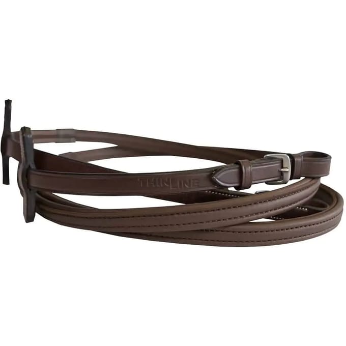 Rubberen paardenteugels ThinLine