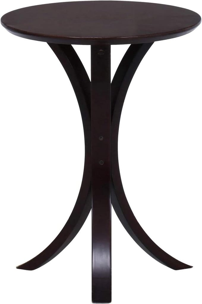 Zijtafel - Bijzettafeltje - Ruimtebesparend - Compact Design - 40 x 40 x 54 cm - Brons