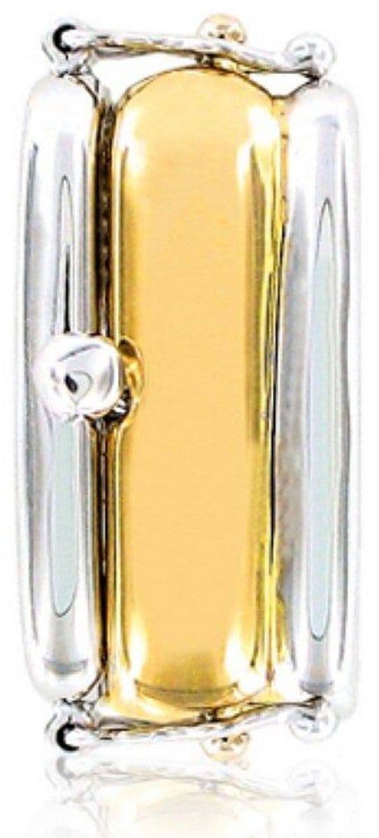 Luna-Pearls - 615.0317 - Sieradensluiting - Dames - 750 Geelgoud/Witgoud - 18mm