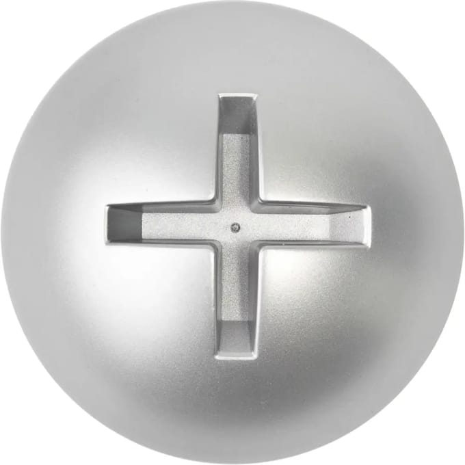 Qualy Screw Collection Wall Hook - Zilver