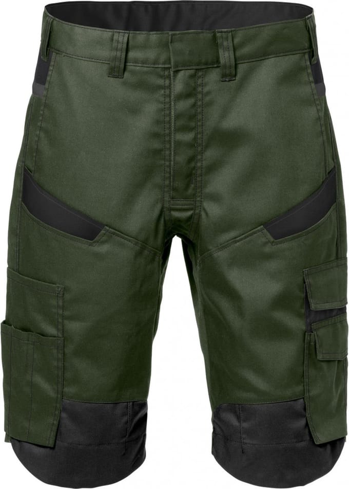 Fristads Korte Broek 2562 Stfp - Legergroen/zwart - C44