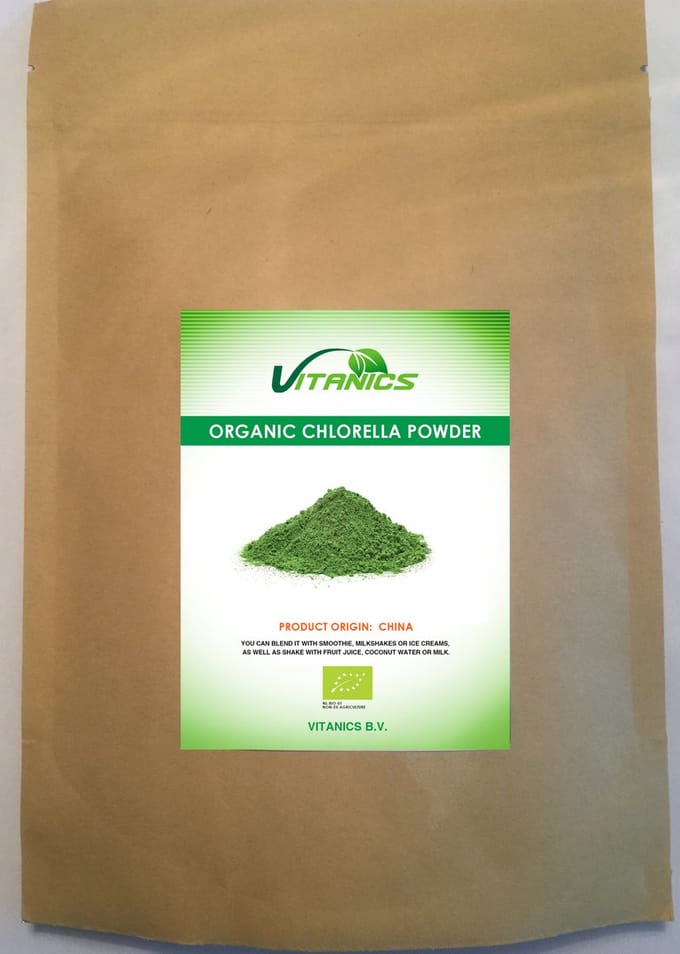 Biologisch Chlorella Poeder-(Chlorella Powder Organic) 500g