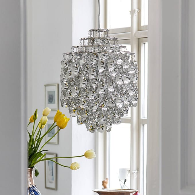 VERPAN Spiral SP01 - Hanglamp in zilver