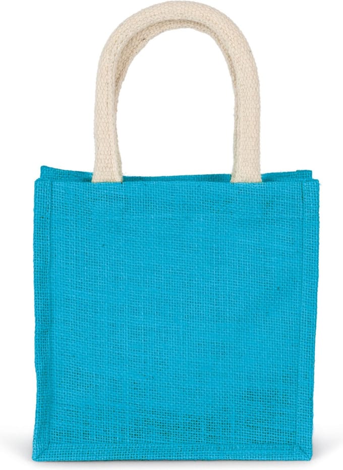 Tas Heren One Size Kimood Turquoise 100% Jute
