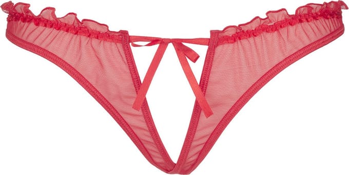 V-8748PS Plus Size string red