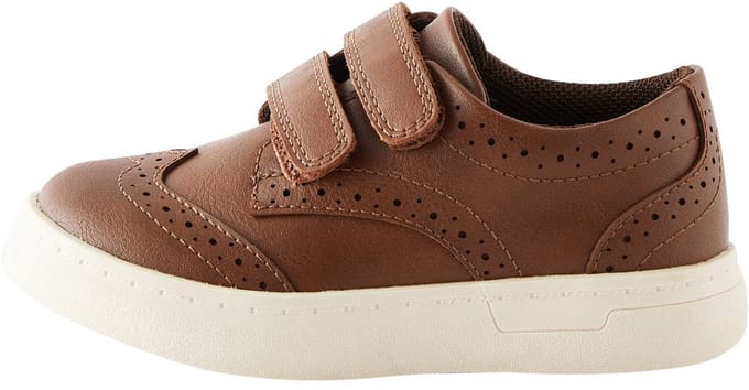 Next - Jongens - Brogues met klittenbandsluiting - Bruin
