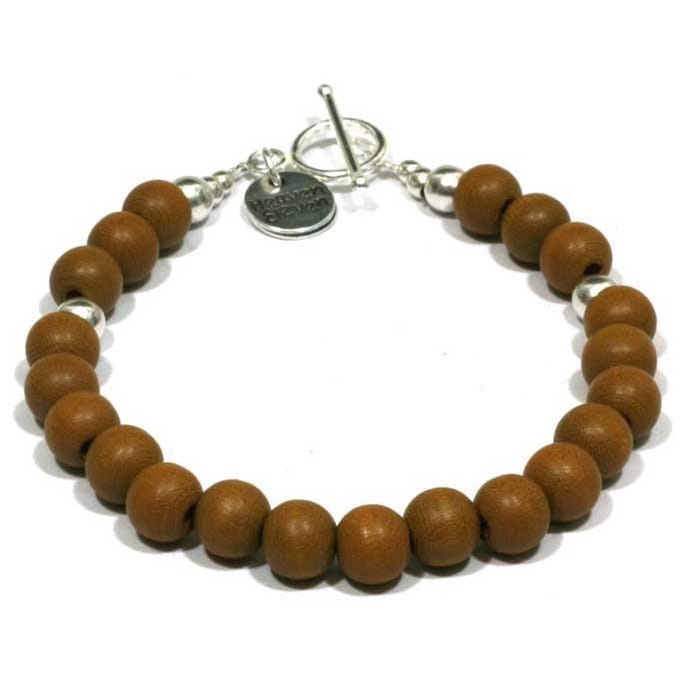 Heaven Eleven Men - olijf Hout 8mm - RVS - 21cm