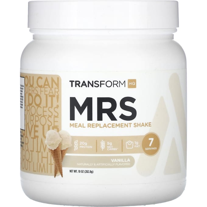 TransformHQ, MRS, Maaltijdvervangende Shake, Vanille, 10 oz (282,8 g)