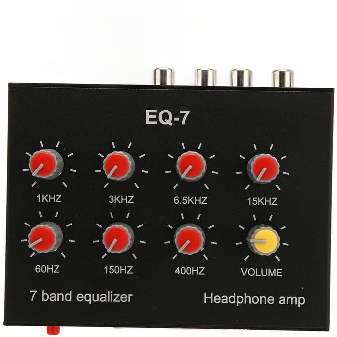 Allecto - 7-bands Geluidsequalizer - Auto-audio-Equalizer - Hoge