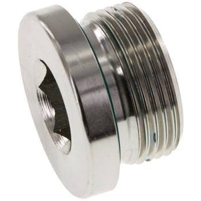 Plug M33 X 2 Staal FKM met binnenzeskant 400 bar (5620.0psi)