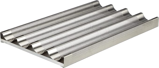 Professionele Aluminium Bakvorm Rechthoekig - 53x32.5x6 cm - Hoge Kwaliteit