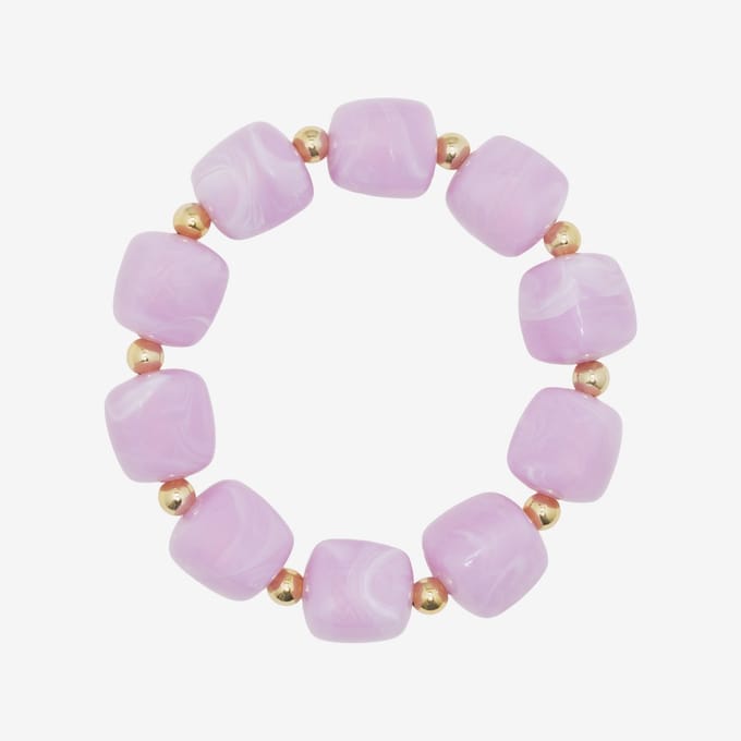 Essenza Large Beads Bracelet Pink