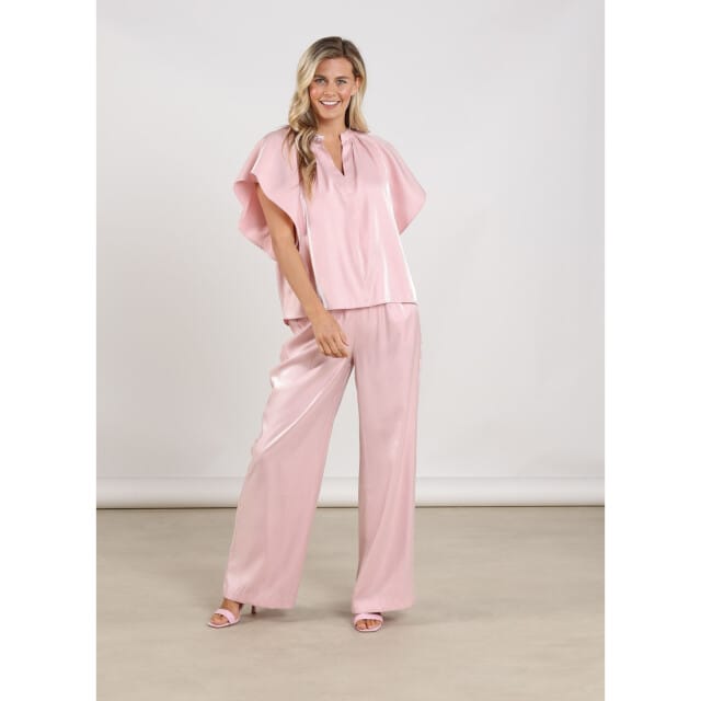 Nukus Rubi Pants Shiny  Lichtroze Nks09059