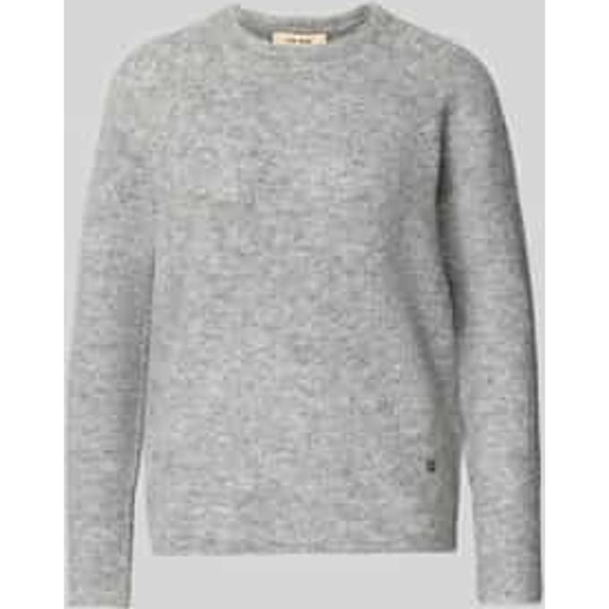 Gebreide pullover met ronde hals, model 'Tammy'