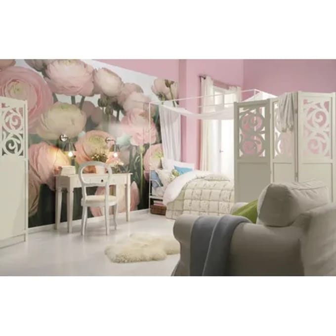 Komar Behang Gentle Rosé fotobehang