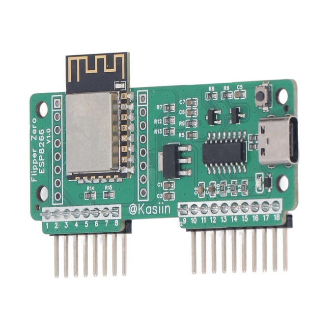 ESP8266 WiFi Module voor Flipper Zero CH340C Seriële Poort Chip Type C Interface Ontwikkelingsmodule