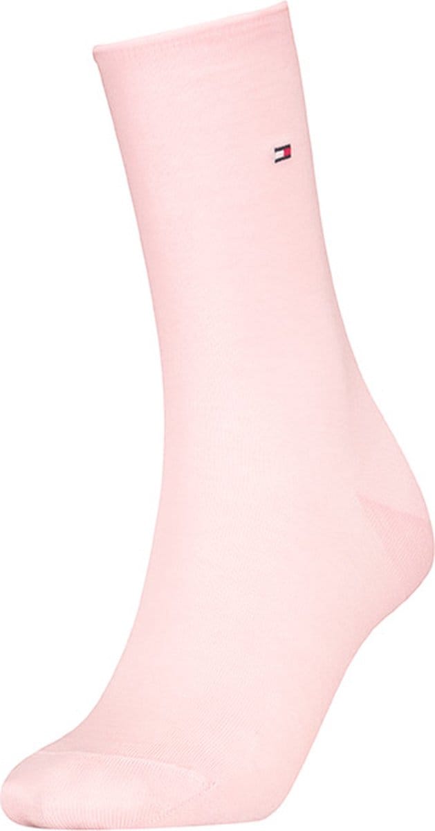 Tommy Hilfiger dames sokken premium roll top roze