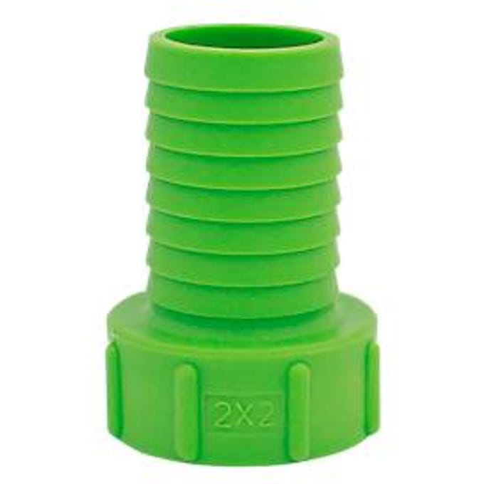 IBC-adapter, voor IBC-tanks met 2" uitlaatfitting, grove draad, Ø 55-62 mm, 2" slangpilaar