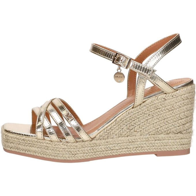 Mexx Noemi Pakina Sandalen - Met Sleehak - Dames - Goudkleurig - Maat 37