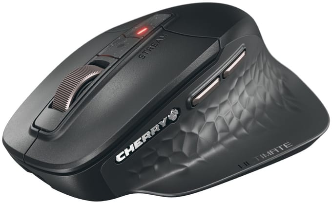 CHERRY Stream mouse ultimate muis Universeel Rechtshandig RF Wireless + Bluetooth + USB Type-C 4000 DPI