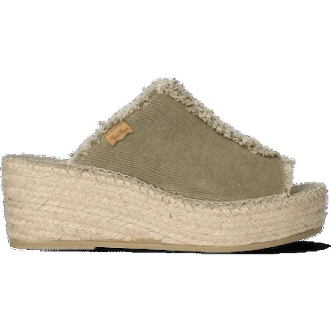 Toni Pons Itaca Dames Espadrilles Caqui |  Groen | Textiel | Maat 38