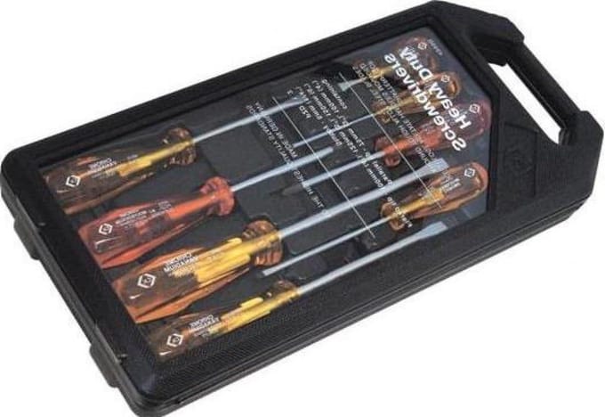 Schroevendraaierset 8-delig - T4999B met handige opbergtas