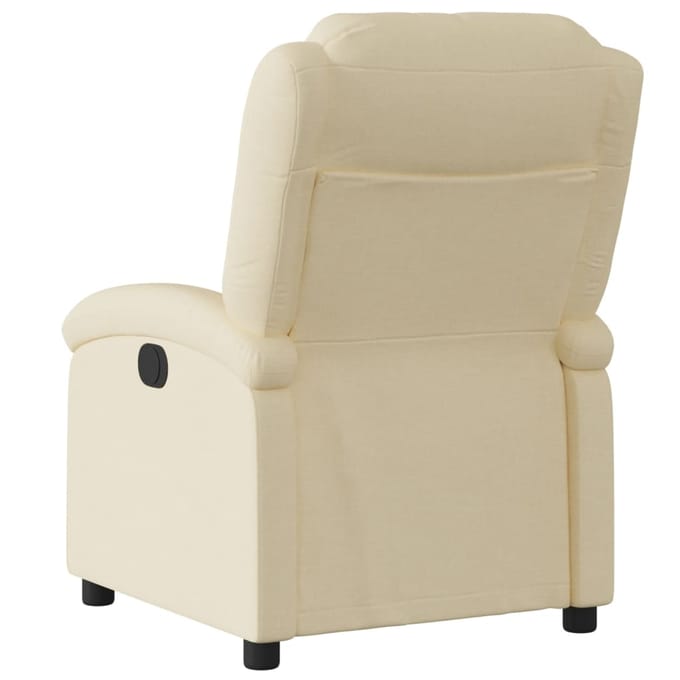 vidaXL - Relaxfauteuil - crème - stof