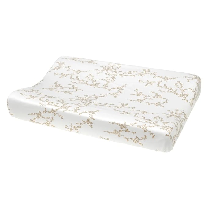 Meyco Baby Branches Aankleedkussenhoes - Sand - 50x70cm