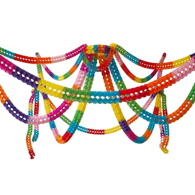 Verjaardag feest slinger Tropical - 600 cm - papier - versiering - kinderfeestje