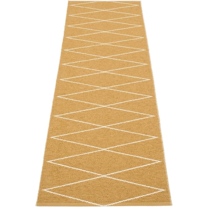 Pappelina Max vloerkleed - oker - 70 x 240 cm