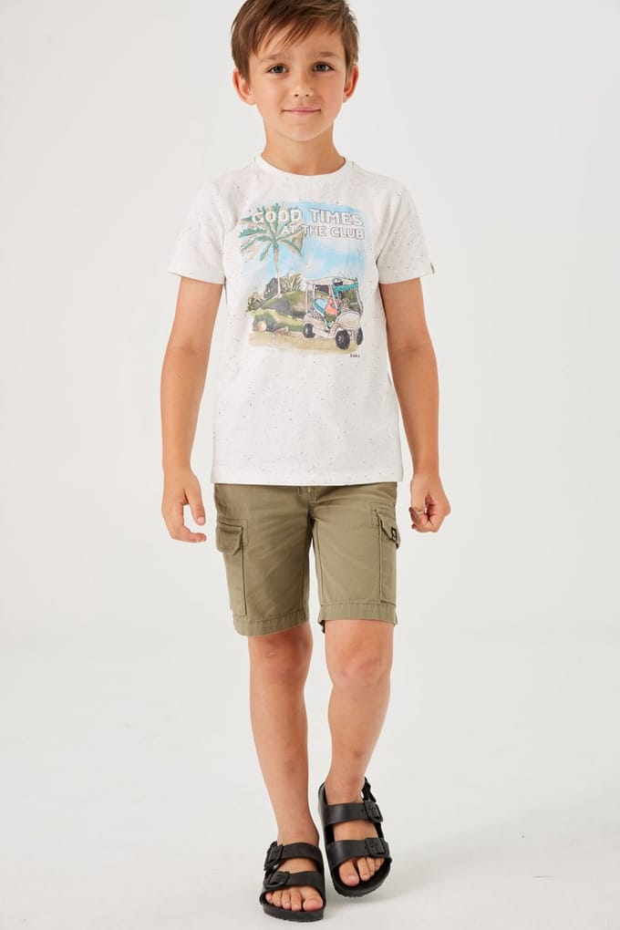GARCIA Jongens Shorts Groen - Maat 116