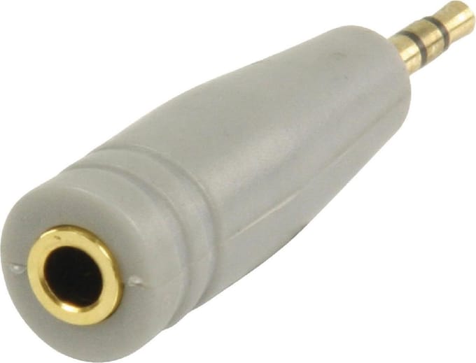 Bandridge 2,5mm Jack (m) - 3,5mm Jack (v) adapter