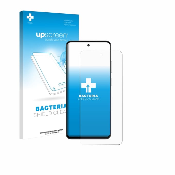 upscreen - Screenprotector voor realme P3 Lite - Folie Beschermfolie transparant antibacterieel