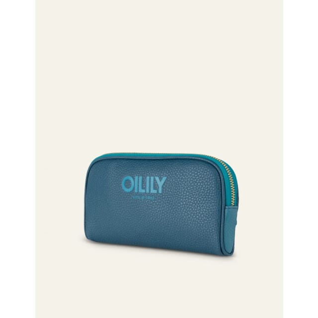 Oilily Zaza - Portemonnee - Dames - Ritssluiting - Blauw - One size