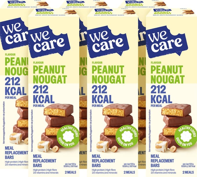 WeCare - Meal Replacement Bars - Pinda Nouga 6 x 120 gr